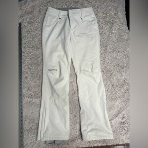 Marmot White ski pants